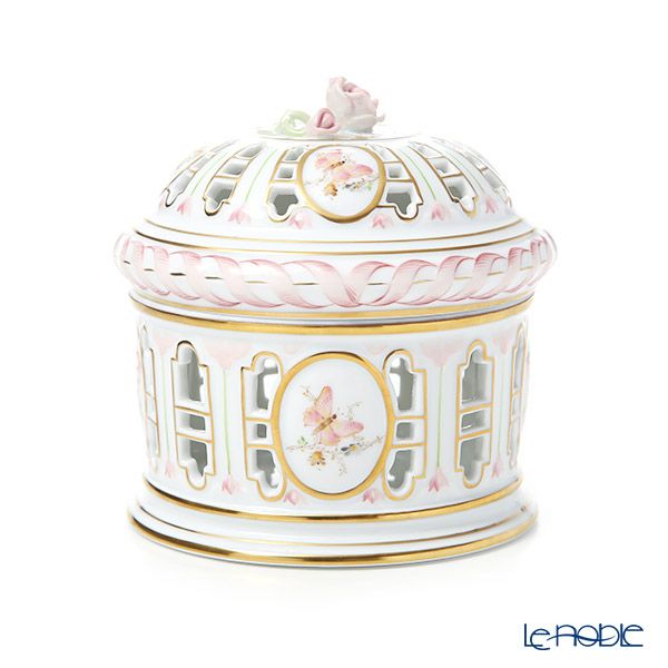 ヘレンド (HEREND) エデン・ローズドラジェ EDENP 06206-0-09 透かしボンボン（ローズ）