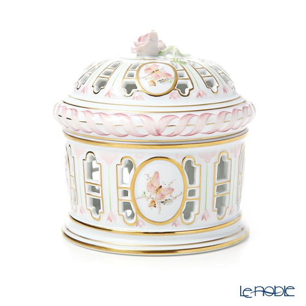 ヘレンド (HEREND) エデン・ローズドラジェ EDENP 06206-0-09 透かしボンボン（ローズ）