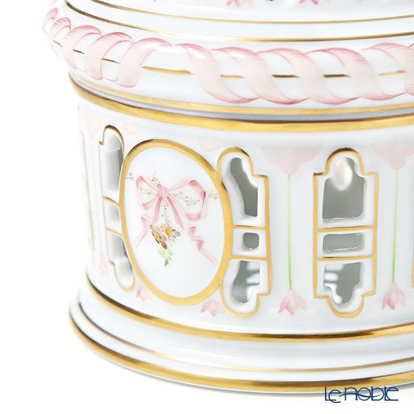 ヘレンド (HEREND) エデン・ローズドラジェ EDENP 06206-0-09 透かしボンボン（ローズ）