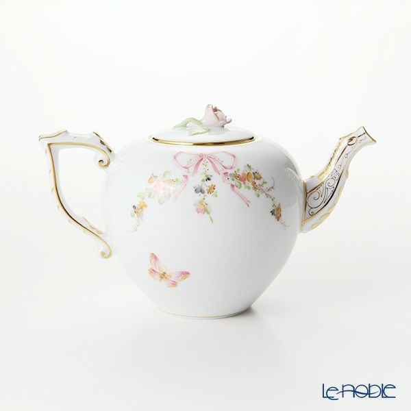 ヘレンド エデン・ローズドラジェ EDENP 20606-0-09 ティーポット（ローズ） 800ml