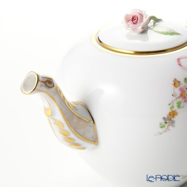 ヘレンド エデン・ローズドラジェ EDENP 20606-0-09 ティーポット（ローズ） 800ml