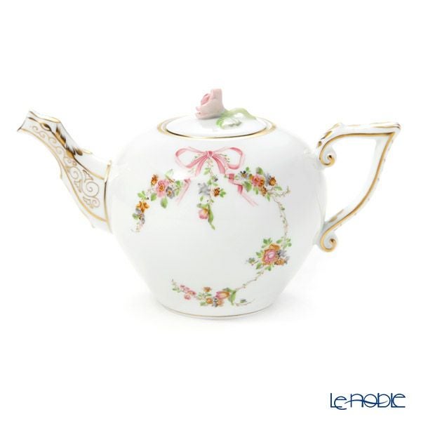 ヘレンド エデン・ローズドラジェ EDENP 20608-0-09 ティーポット（ローズ） 400ml