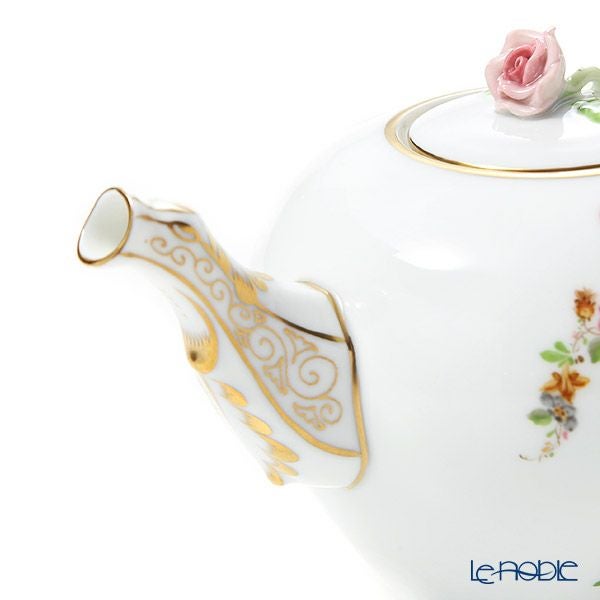 ヘレンド エデン・ローズドラジェ EDENP 20608-0-09 ティーポット（ローズ） 400ml