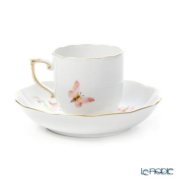 ヘレンド エデン・ローズドラジェ EDENP 20707-0-00 モカカップ＆ソーサー 150ml