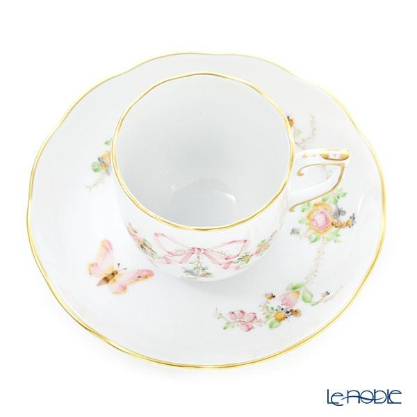 ヘレンド エデン・ローズドラジェ EDENP 20707-0-00 モカカップ＆ソーサー 150ml