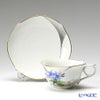 マイセン（Meissen） アルペンフローラ 616090／28633／02 ティーカップ＆ソーサー 170ml Motiv No.2 リンドウ