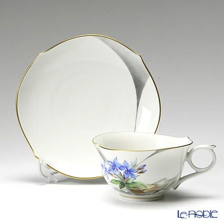 マイセン（Meissen） アルペンフローラ 616090／28633／02 ティーカップ＆ソーサー 170ml Motiv No.2 リンドウ