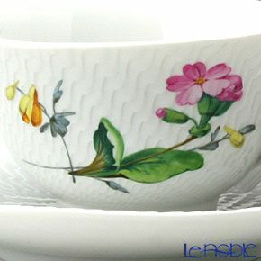 マイセン（Meissen） アルペンフローラ 616201／29633／03 ティーカップ＆ソーサー 170ml Motiv No.3 プリムラ（別名：サクラ草）