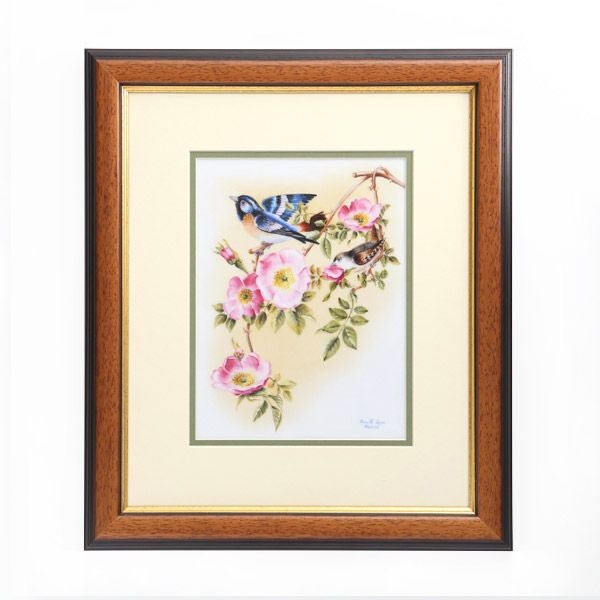 ヘレンド BIRDS-1 08112-0-91 陶板 20×15cm ペインターサイン入り