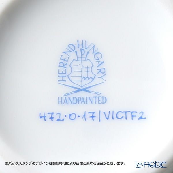 ヘレンド パステルヴィクトリア VICTF2 00472-0-17（フラワー） シュガーポット チョウ 200ml