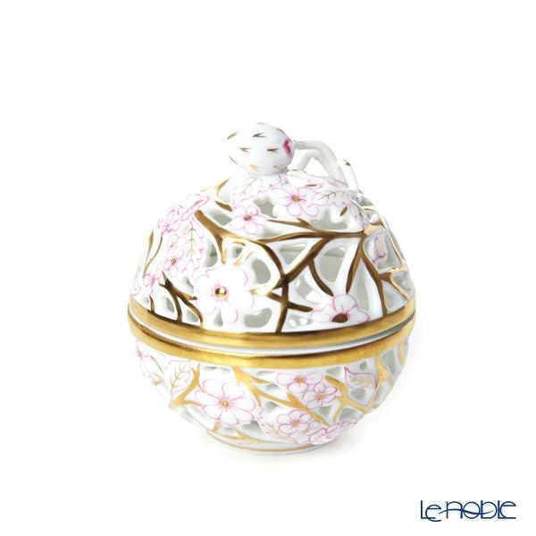 ヘレンド ヘレンドファンタジー CORP 透かしボンボン入れ ストロベリー 06215-0-11