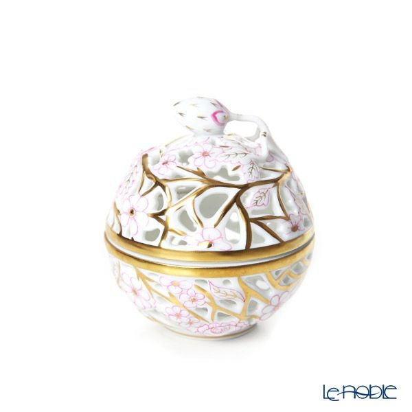 ヘレンド ヘレンドファンタジー CORP 透かしボンボン入れ ストロベリー 06215-0-11