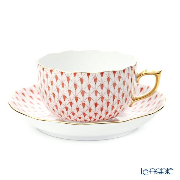 ヘレンド エカイユレッド VH 20724-0-00 ティーカップ＆ソーサー 200ml