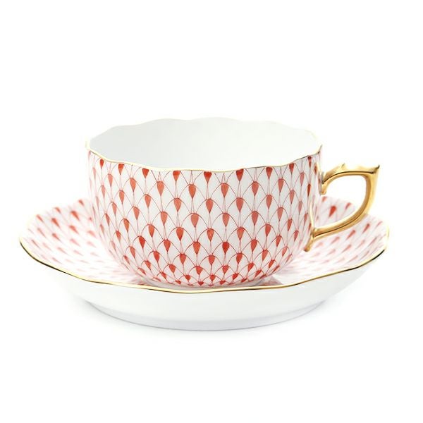 ヘレンド エカイユレッド VH 20724-0-00 ティーカップ＆ソーサー 200ml