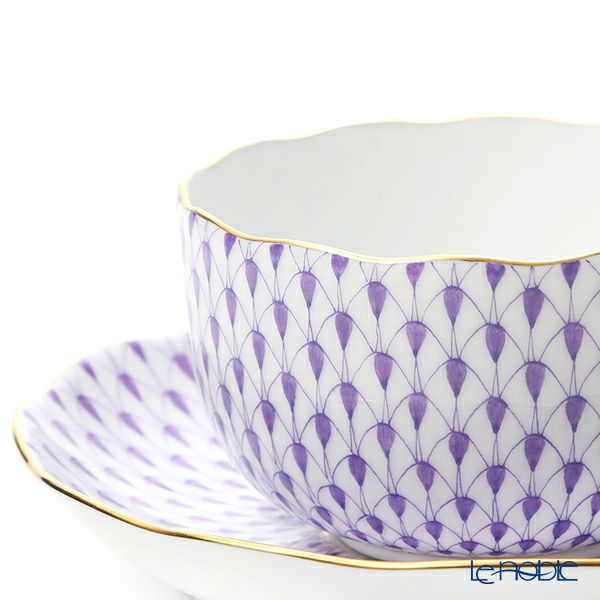 ヘレンド (HEREND) エカイユライラック VHL 20724-0-00 ティーカップ＆ソーサー 200ml