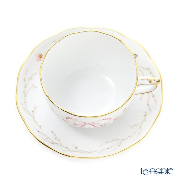 ヘレンド (HEREND) エデンピンク シンプル EDENSP-2 20724-0-00 ティーカップ＆ソーサー 200ml