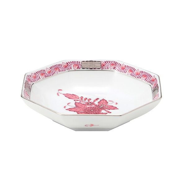 ヘレンド アポニーモーヴプラチナ AP2-PT 04307-1-00 小皿（オクタゴナル） 11cm