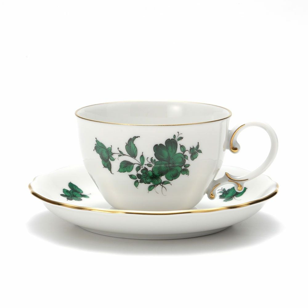 アウガルテン（AUGARTEN） マリアテレジア（5098F） スミレ モカカップ＆ソーサー 100ml（062）