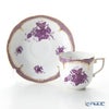 ヘレンド アポニーライラック ライラックスケール 00707-0-00 モカカップ＆ソーサー 150ml