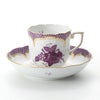 ヘレンド アポニーライラック ライラックスケール 00707-0-00 モカカップ＆ソーサー 150ml