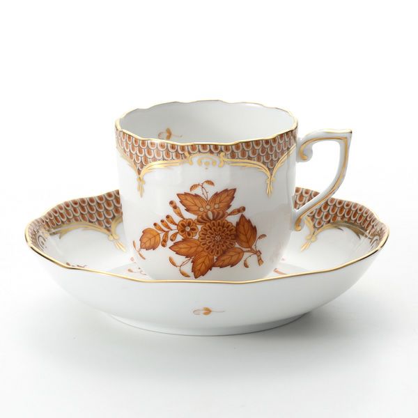 ヘレンド アポニーマロン マロンスケール 00707-0-00 モカカップ＆ソーサー 150ml