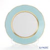 ヘレンド シルクリボン CTQ1 プレート 21cm 20521-0-00 （ライトブルー）