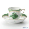 ヘレンド アポニーグリーン グリーンスケール 00707-0-00 モカカップ＆ソーサー 150ml