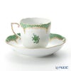ヘレンド アポニーグリーン グリーンスケール 00707-0-00 モカカップ＆ソーサー 150ml