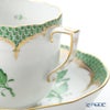 ヘレンド アポニーグリーン グリーンスケール 00707-0-00 モカカップ＆ソーサー 150ml