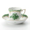 ヘレンド アポニーグリーン グリーンスケール 00707-0-00 モカカップ＆ソーサー 150ml
