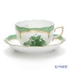 ヘレンド (HEREND) アポニーグリーン グリーンスケール 00724-0-00 ティーカップ＆ソーサー 200ml