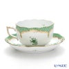 ヘレンド (HEREND) アポニーグリーン グリーンスケール 00724-0-00 ティーカップ＆ソーサー 200ml