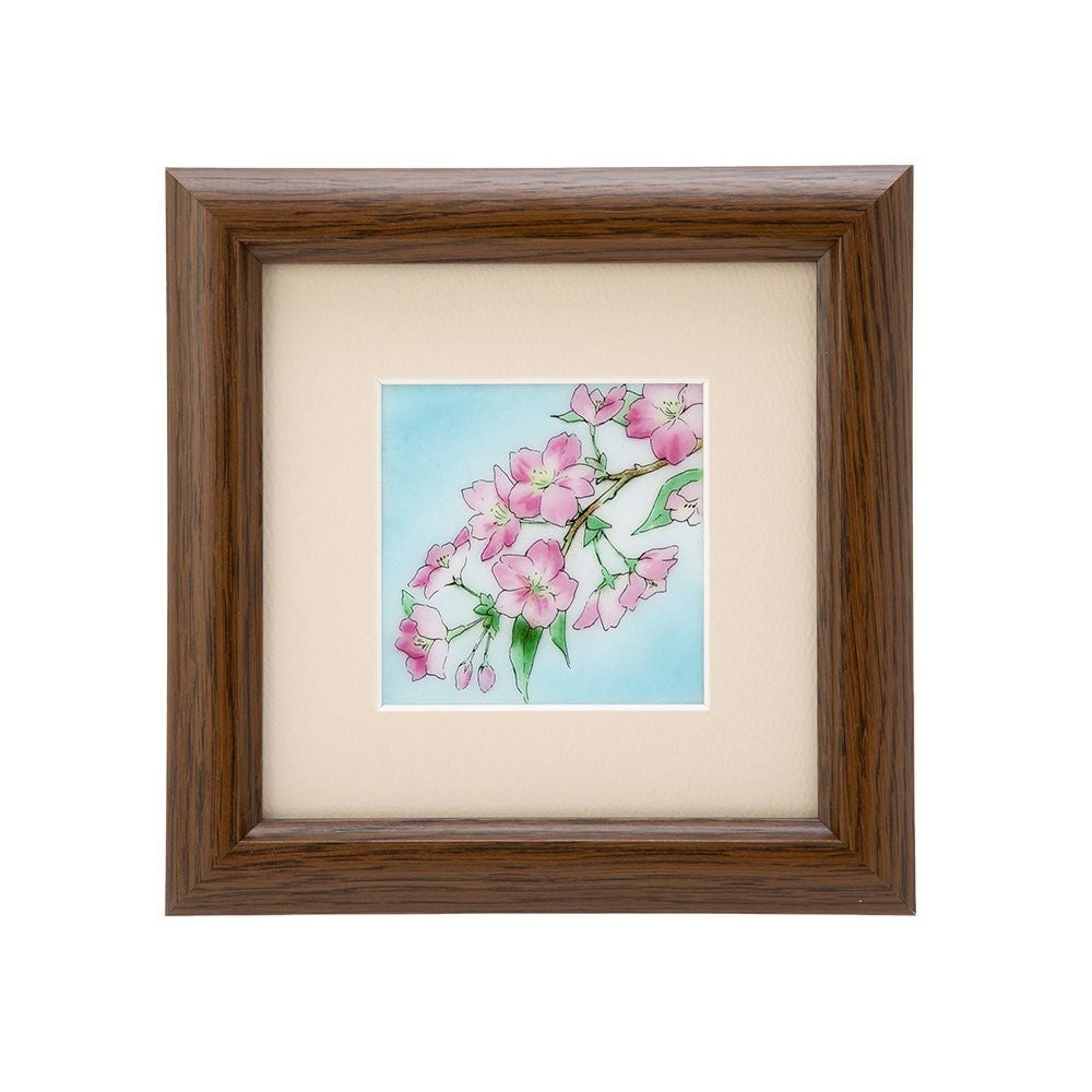 京七宝額（アートSHIPPO） 桜 額17×17cm オーク※額縁のデザインや色が