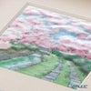 京七宝額（アートSHIPPO） 京都 哲学の道 額17×17cm オーク※額縁のデザインや色が入荷時期により多少異なる場合があります。※