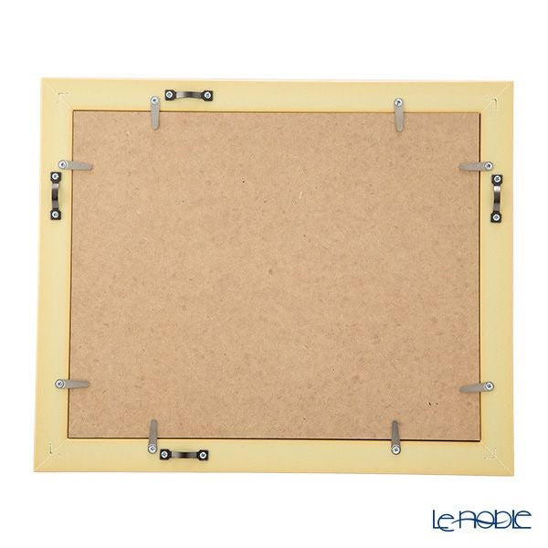 京七宝額（アートSHIPPO） 二羽のめじろ 額29×24cm デコオーク※額縁のデザインや色が入荷時期により多少異なる場合があります。※