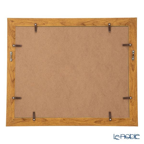京七宝額（アートSHIPPO） チロルの山 額40×33cm チーク※額縁のデザインや色が入荷時期により多少異なる場合があります。※