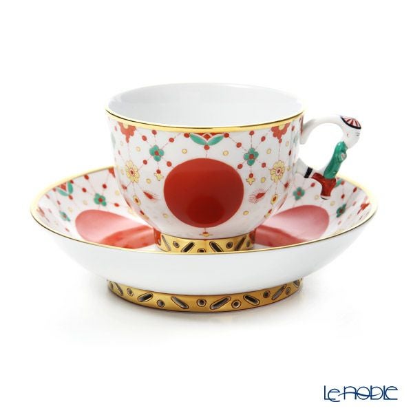 ヘレンド (HEREND) シノワズリ （中国趣味） FBI 宝石の房飾り 03364-0-21 マンダリン ラージカップ＆ソーサー