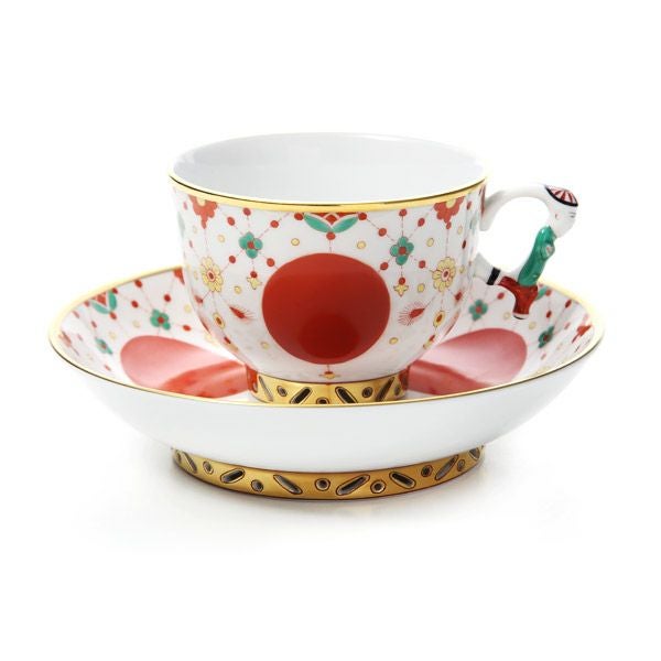 ヘレンド (HEREND) シノワズリ （中国趣味） FBI 宝石の房飾り 03364-0-21 マンダリン ラージカップ＆ソーサー