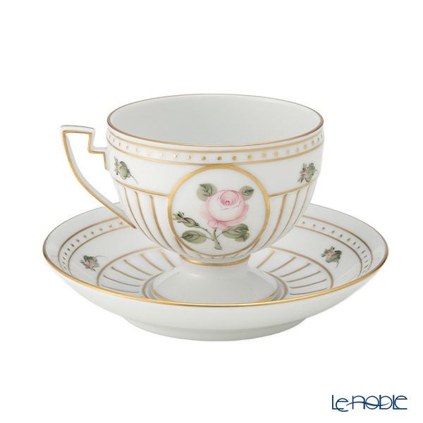 ヘレンド ウィーンのバラ ゴールド ティーカップ＆ソーサー 04459-0-00