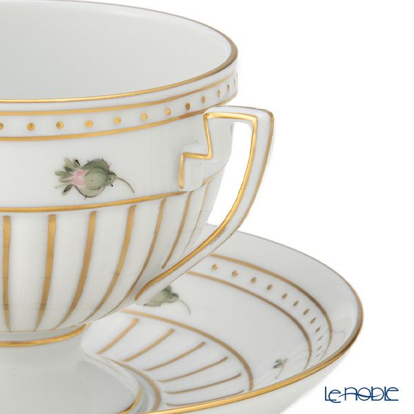 ヘレンド ウィーンのバラ ゴールド ティーカップ＆ソーサー 04459-0-00