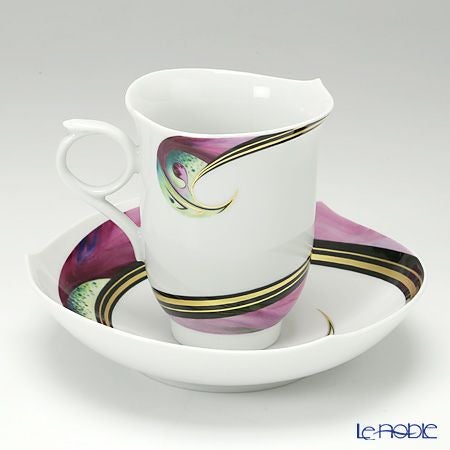 マイセン（Meissen） アクア 662501／28582／01 コーヒーカップ＆ソーサー 180ml グリーン
