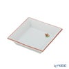 アウガルテン（AUGARTEN） プティットフルール（7096F） レッド スクエアディッシュ 8×8cm（867）