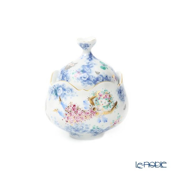 マイセン（Meissen） ミッドサマー・ナイトドリーム／真夏の夜の夢 カバードシュガー 11cm （蓋付 シュガーポット） 680691／23925