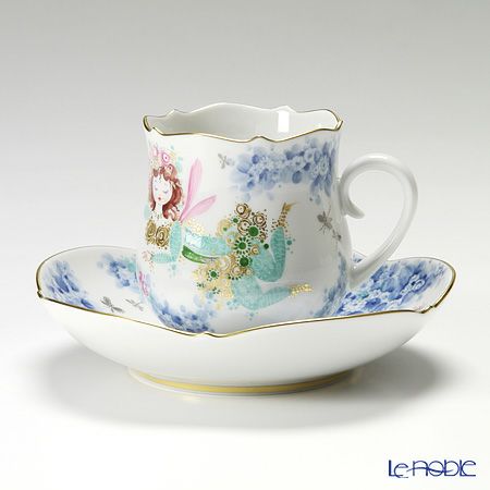 マイセン（Meissen） ミッドサマー・ナイトドリーム 680691／23582 コーヒーカップ＆ソーサー 150ml Motiv No.8