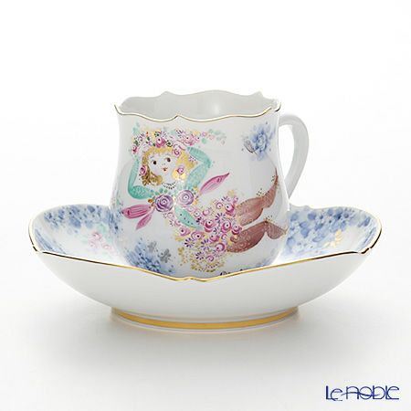 マイセン（Meissen） ミッドサマー・ナイトドリーム 680691／23582 コーヒーカップ＆ソーサー 150ml Motiv No.12