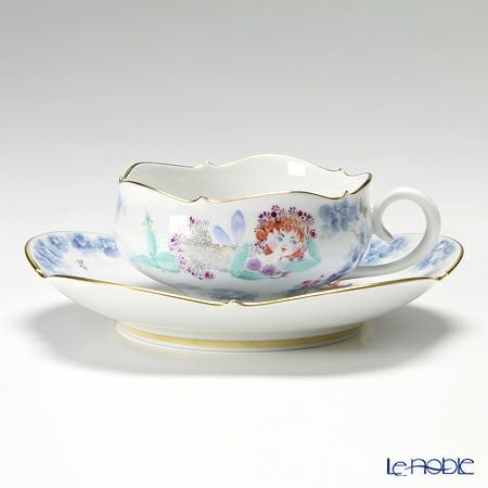 マイセン（Meissen） ミッドサマー・ナイトドリーム 680691／23633 ティーカップ＆ソーサー 150ml Motiv No.6