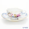 マイセン（Meissen） ミッドサマー・ナイトドリーム 680691／23633 ティーカップ＆ソーサー 150ml Motiv No.10