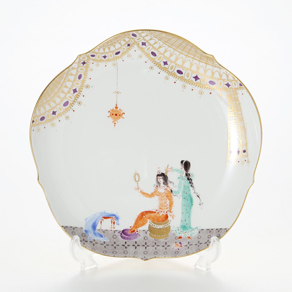 マイセン（Meissen） アラビアンナイト 680710／23501／01 プレート 18cm Motiv No.1