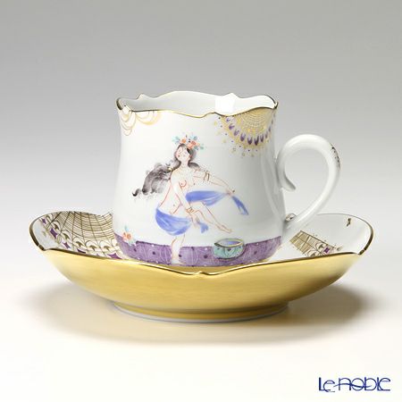 マイセン（Meissen） アラビアンナイト 680710／23582 コーヒーカップ＆ソーサー 150ml Motiv No.10