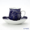 マイセン（Meissen） コバルトプラチナ 681790／23582 コーヒーカップ＆ソーサー 150ml Motif1